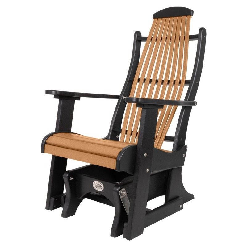 Outdoor Poly Furniture Blue Ridge Single Glider by Infinity Living